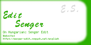 edit senger business card